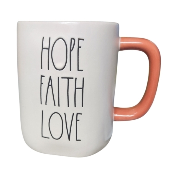 Rae Dunn Other - Rae Dunn HOPE FAITH LOVE Mug 16oz NEW